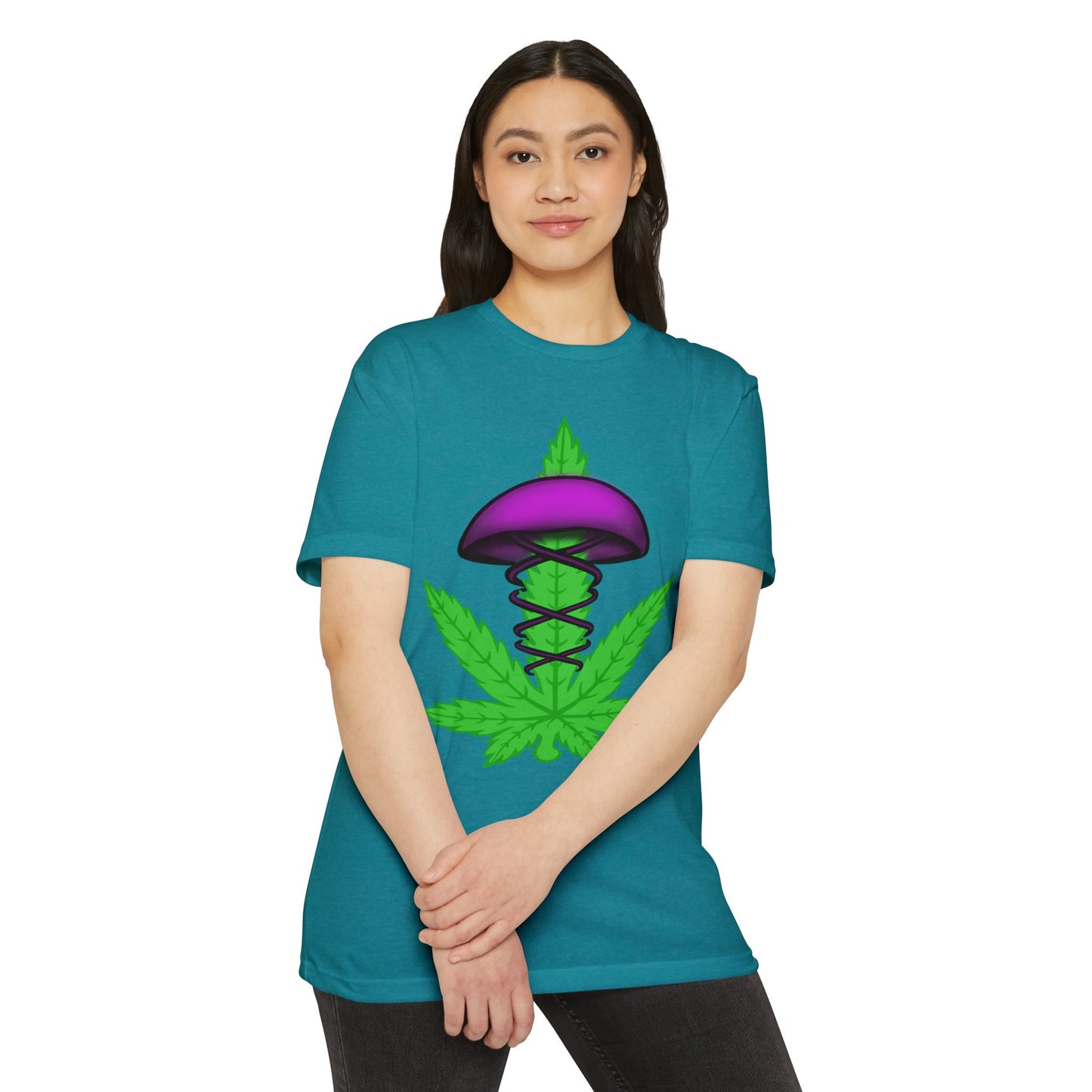 Psychadelic Weed DNA Tee